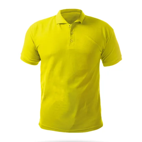 Açelya XL Polo Yaka Tişört Sarı