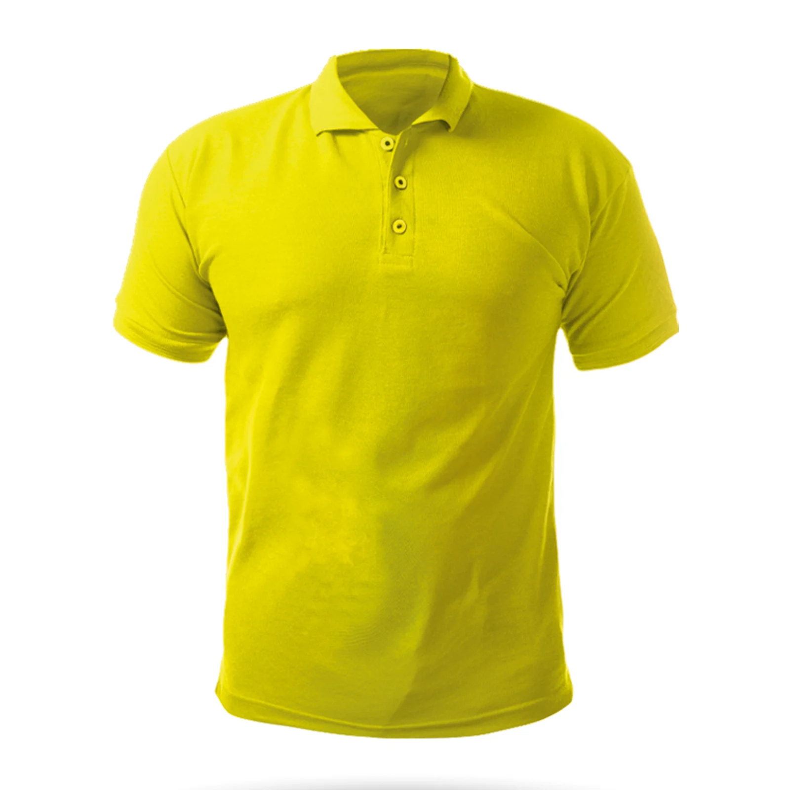 Açelya XL Polo Yaka Tişört Sarı