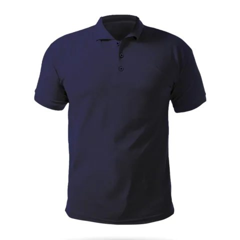 Açelya XXL Polo Yaka Tişört Lacivert