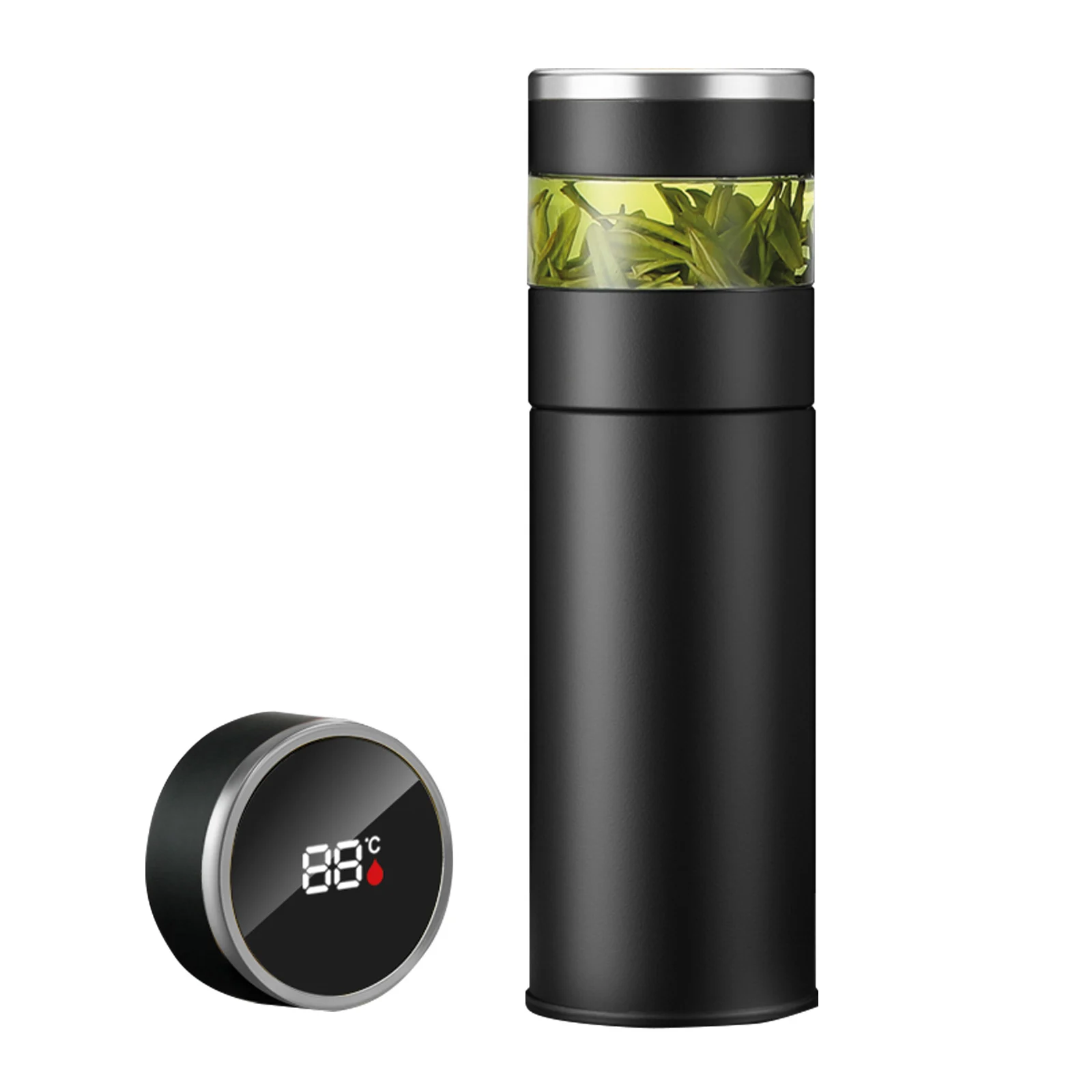 Akşehir 450 ml Dereceli Termos Siyah
