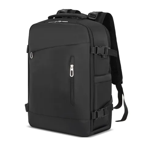 Gezgin Laptop Bölmeli Sırt Çantası Siyah