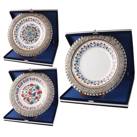 Gpt-03 İşlemeli Plaket Tabak
