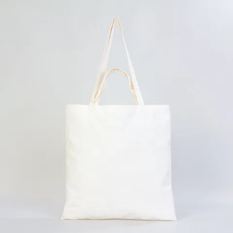Ham Bez Çanta 40x40cm - Çift Kulplu -İster Elde İster Kolda Taşı