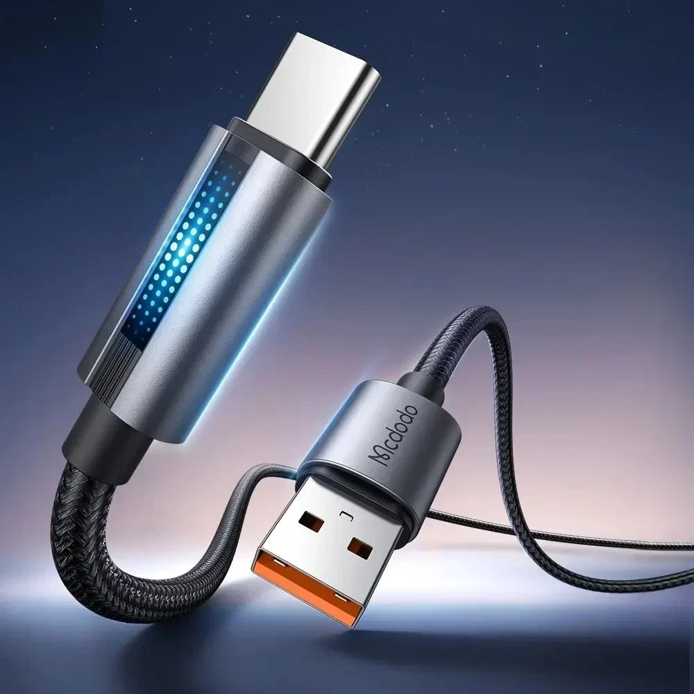 Mcdodo CA-5180 100w Usb-A to Type-c Led Işıklı 1.2m Kablo