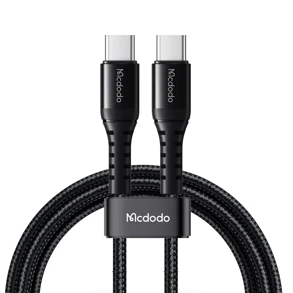 Mcdodo CA-5641 60W USB-C to USB-C Şarj ve Data Kablosu 1M Siyah