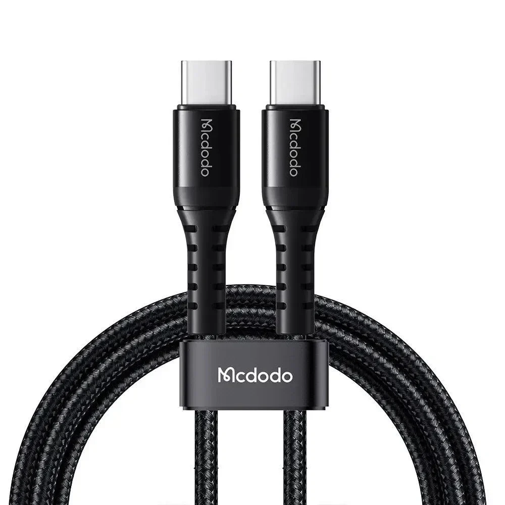 Mcdodo CA-5643 60W Type-C to Type-C Şarj ve Data Kablosu 2M Siyah