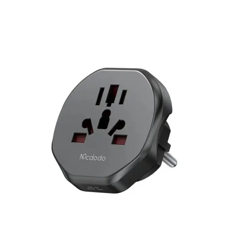 Mcdodo CH-4550 Seyahat Priz Adaptörü Siyah