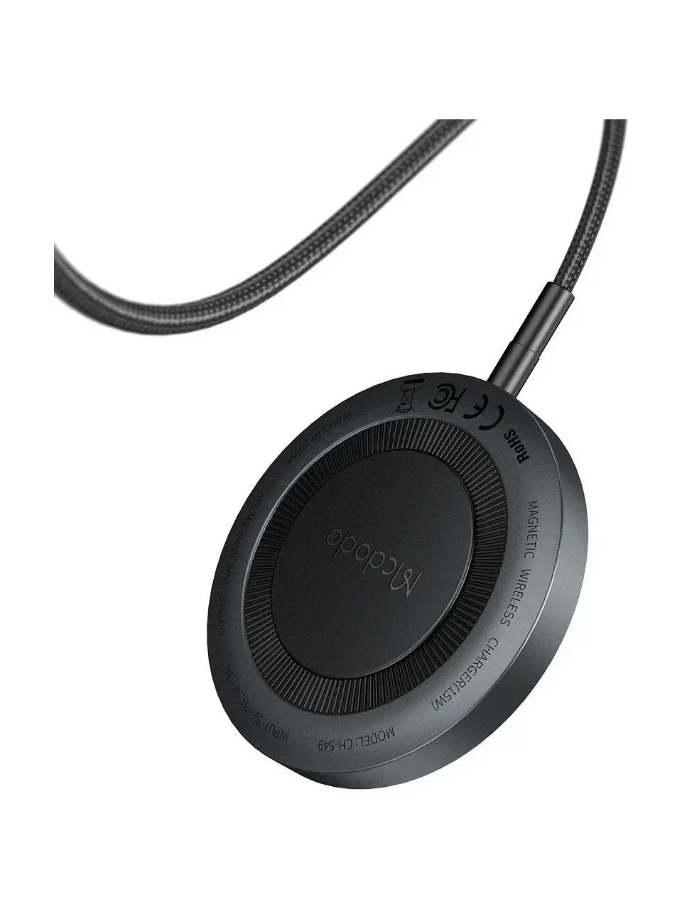 Mcdodo CH-5490 15w iPhone Manyetik Kablosuz Şarj Cihazı - Siyah