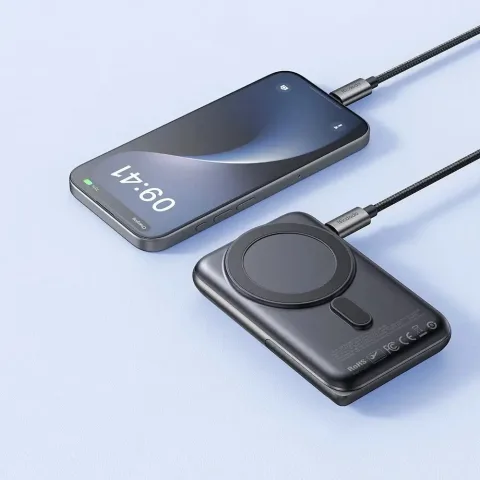 Mcdodo MC-1511 20w 10000 mAh Katlanabilir Magsafe Powerbank Siyah