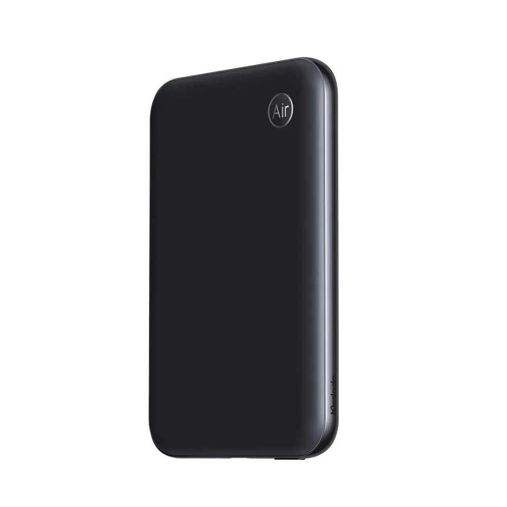 Mcdodo MC-2431 MetaAir Qi2.2 25W 10000mAh 35W Ultra İnce Metal Manyetik Kablosuz Powerbank Siyah