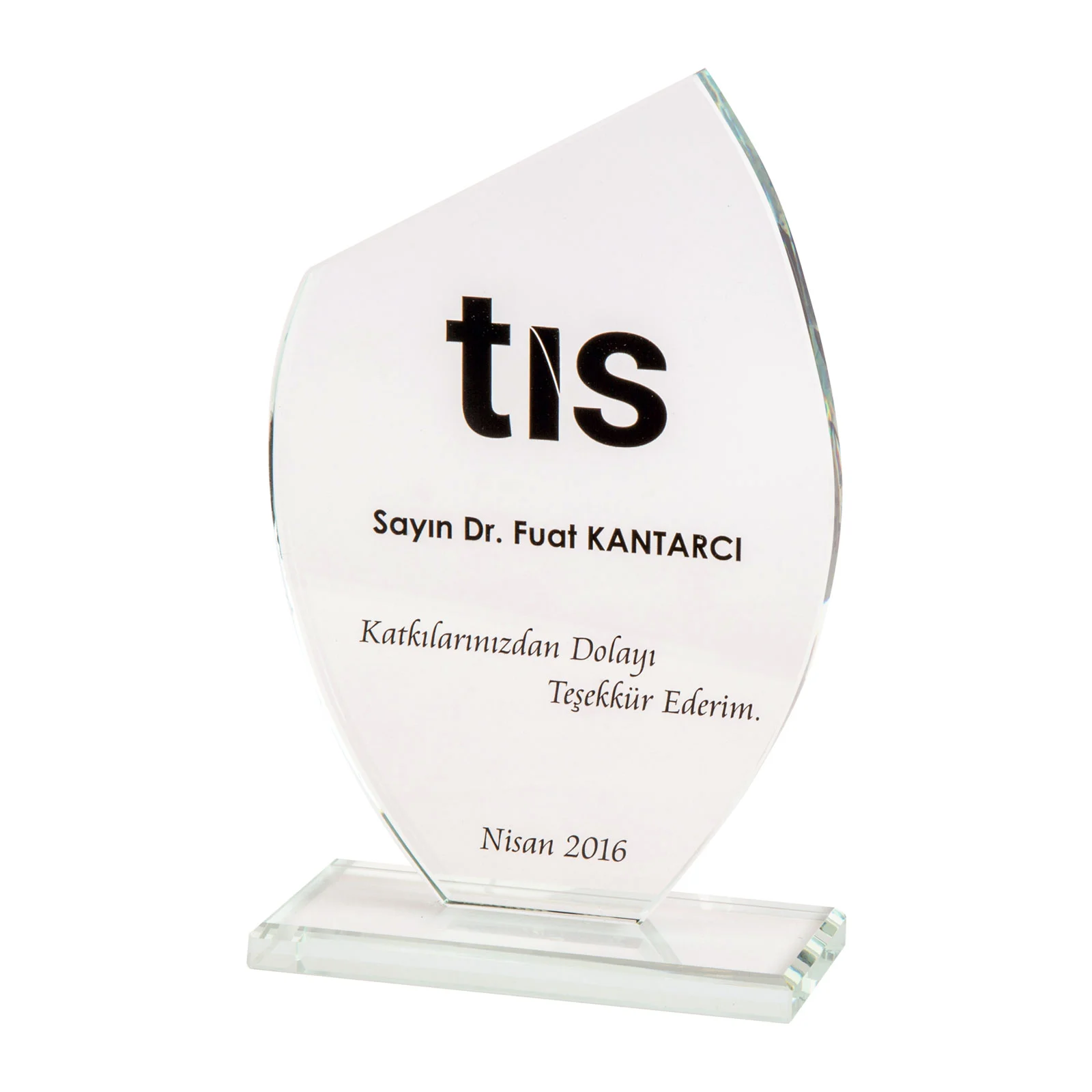 Onat Kristal Plaket