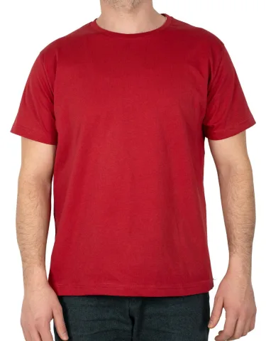 Premium Bisiklet Yaka Tişört — Bordo / S