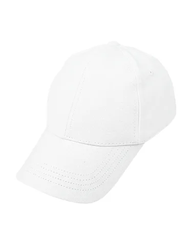 Premium Gabardin Şapka — Beyaz