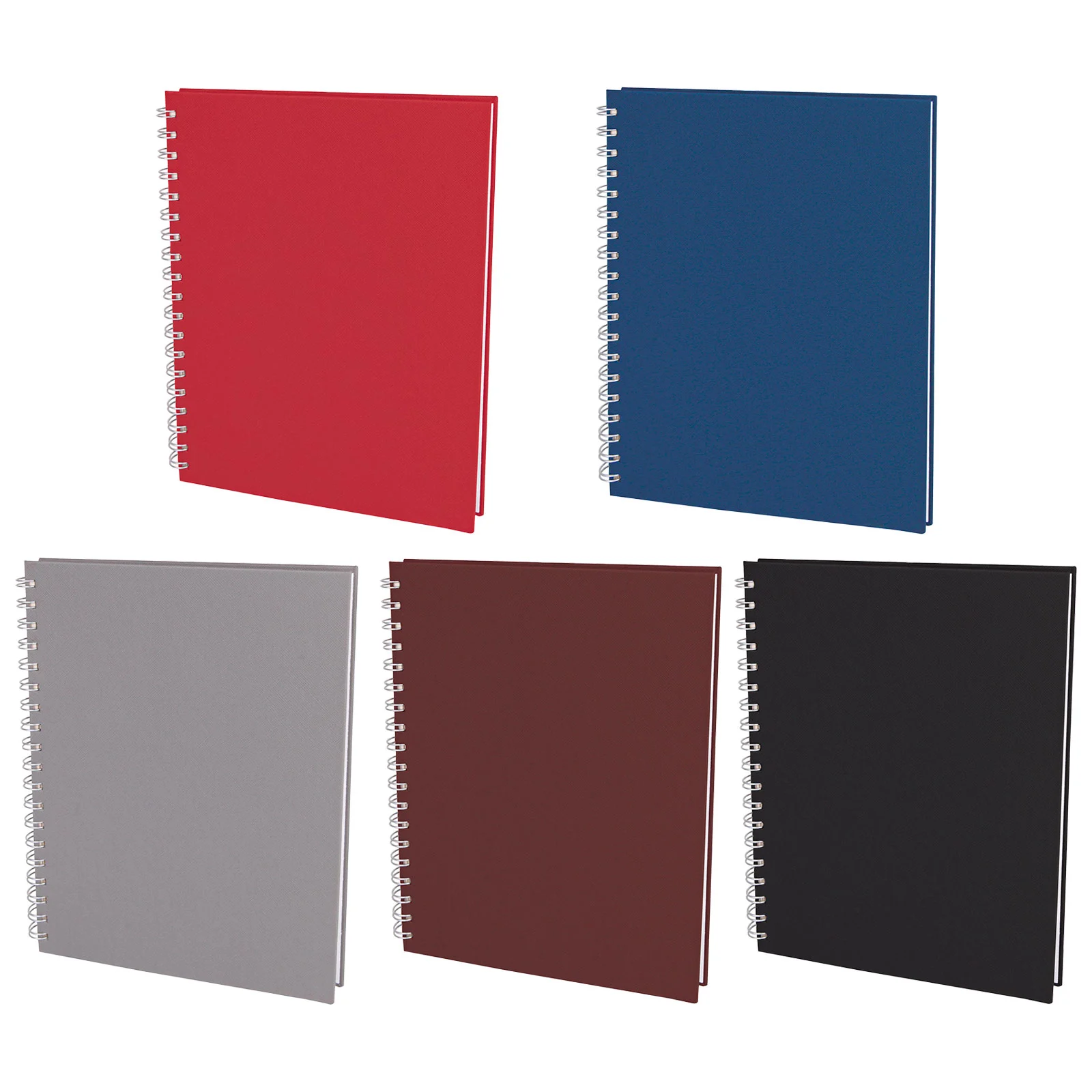 Seğmenler Kareli Spiralli Tarihsiz Defter (19x25 cm)