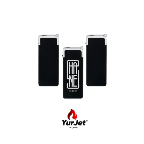 Yurjet Metal Rubber Gövde Jet Çakmak