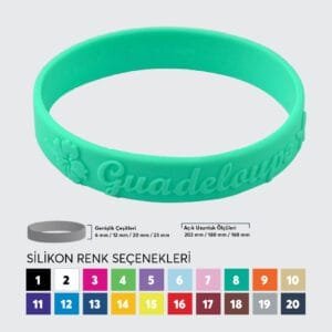 Kabartma baskılı silikon bileklikler, dayanıklılık ve şıklığı bir arada sunar. Spor, etkinlik ve günlük kullanım için ideal olan bu bileklikler, çeşitli renk ve tasarım seçenekleriyle stilinize uyum sağlar. Hemen keşfedin ve tarzınızı tamamlayın!