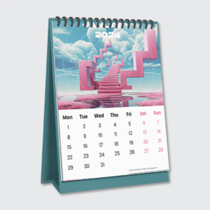 Masa takvimi ile ofisinizde veya evinizde planlama yapmayı kolaylaştırın. Yüksek kaliteli, dayanıklı ve estetik tasarımlarla dikkat çeken masa takvimlerimiz, iş yerlerinde ve kişisel kullanımda mükemmel bir tercih. Farklı ebat ve özel tasarım seçenekleri ile her ihtiyaca uygun masa takvimi çözümleri sunuyoruz. Şimdi keşfedin ve çalışma alanınıza zarif bir dokunuş katın!