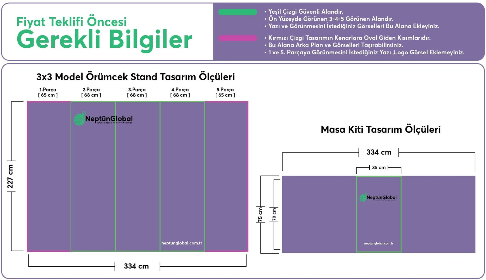 Örümcek Stand 3x3 Şablon