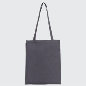 0 Pamuk Gabardin Bez Çanta Antrasit Renk - 35x40 cm (2)