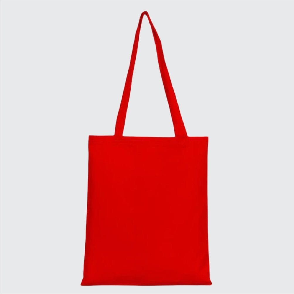 0 Pamuk Gabardin Bez Çanta Kırmızı Renk - 35x40 cm (Kopya) (4)