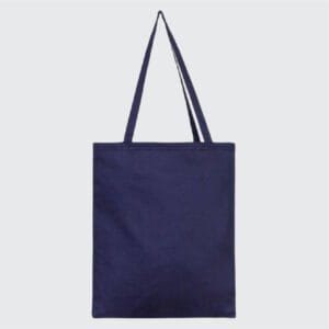 0 Pamuk Gabardin Bez Çanta Lacivert Renk - 35x40 cm (1)