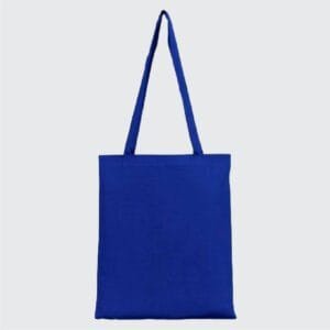 0 Pamuk Gabardin Bez Çanta Mavi Renk - 35x40 cm (1)