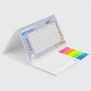 Ayraç ve Yapışkan Bloknotlu Masa Takvimi ()