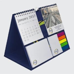 Ayraç ve Yapışkan Bloknotlu Masa Takvimi ()