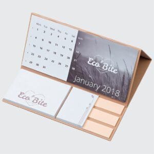 Ayraç ve Yapışkan Bloknotlu Masa Takvimi ()