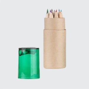 D-4880 Model Yarım Boy Boyama Seti Promosyon Ahşap Kalem