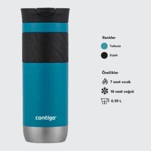 Promosyon Contigo Byron Snapseal Termos Bardak 590ML - 2 Renk (2)