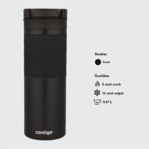 Promosyon Contigo Glaze Seramik Twistseal Termos Bardak 470ML - 1 Renk