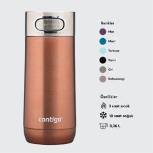 Promosyon Contigo Luxe Autoseal Termos Bardak 360ML - 6 Renk (5)