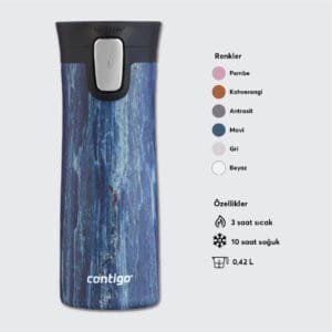 Promosyon Contigo Pinnacle Autoseal Termos Bardak 420ML - 6 Renk (4)